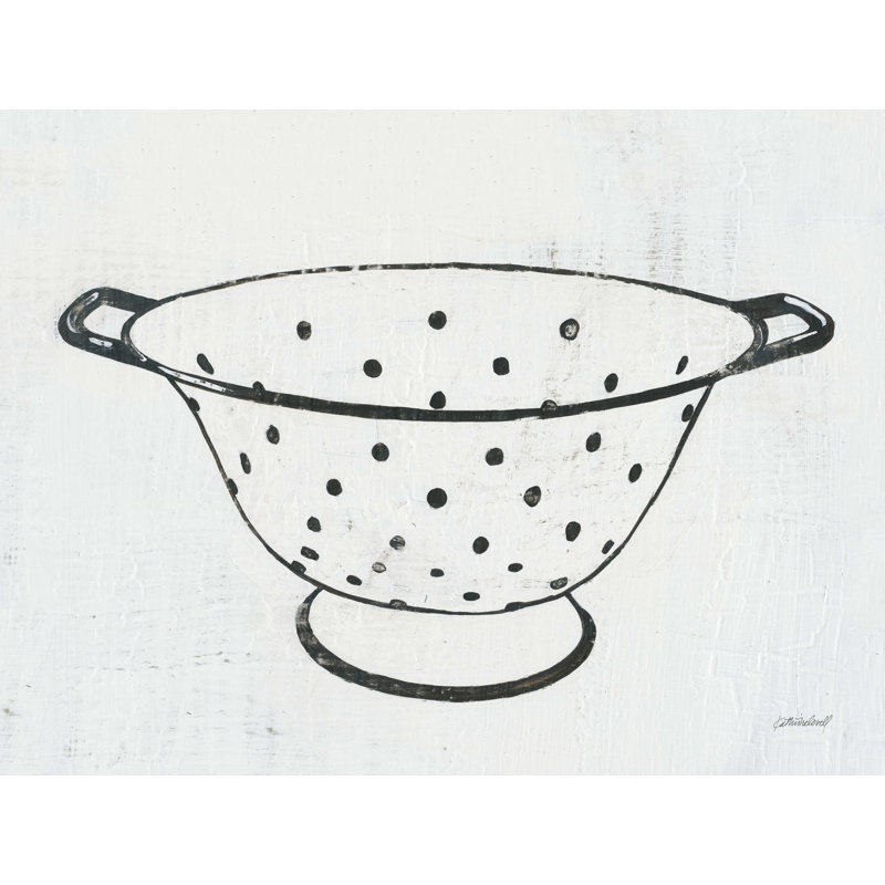 «Retro Passoire» par Kathrine Lovell - impression sur toile tendue, H 12 po x l 16 po