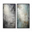 Minimalisme gris lunaire Surface IV - Art mural abstrait ensemble de salon de 2-353948960-353948964
