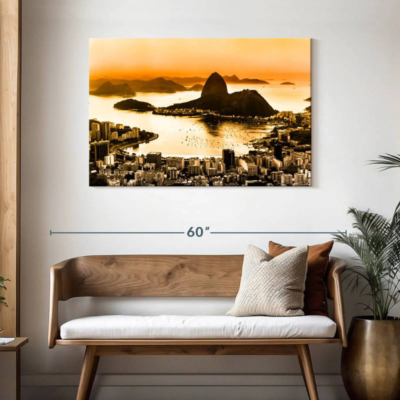 Paysage urbain Ravi Rio De Janeiro, H 30 po x l 45 po