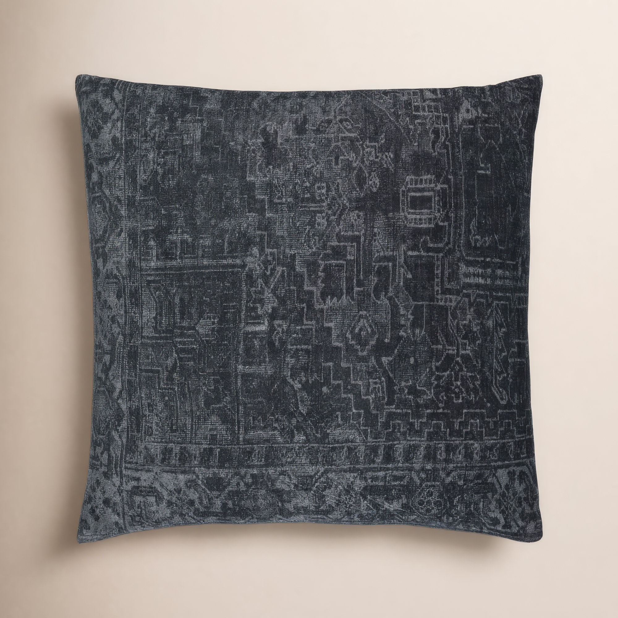 Galey Alix X Livabliss Toole Accent Pillow, Gray, 22"H x 22"W, Polyester