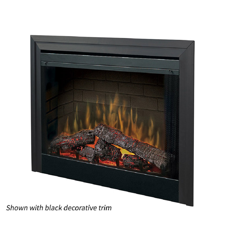 Dimplex Built-in Electric Fireplace with Log Set - Realistic Flame - Fan-Forced - 800 SQ. FT.