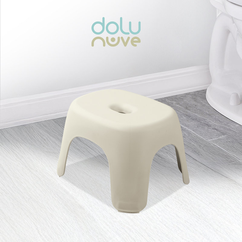  Kids Non-Slip Step Stool Toddler Helper for Bathroom, Relax Beige, Gray