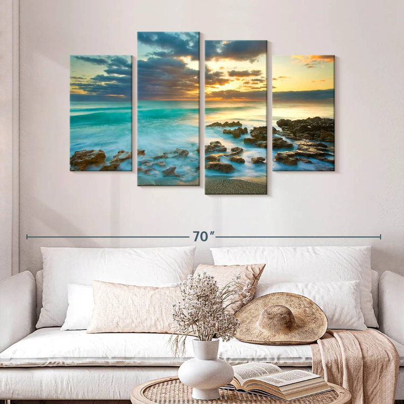 Gillard Ocean Sunrise Hues, H 32 po x l 52 po