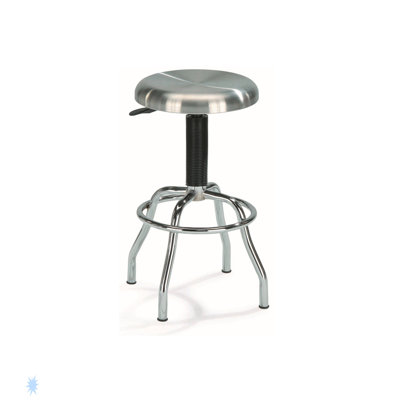 Ensemble de 1 tabouret de travail réglable en acier inoxydable Jurg