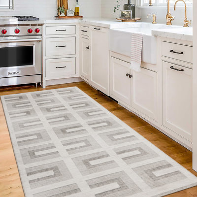 Tapis beige moderne Remi