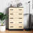 Basurto 5 Drawer Chest Wooden Dresser with Lock-1897974643