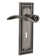 Mission Plate Single Dummy with Decorative Keyhole and Swan Lever
