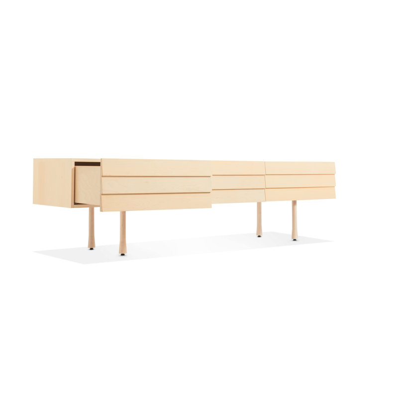 Lap 2 - Drawer Dresser, Whitewashed Maple