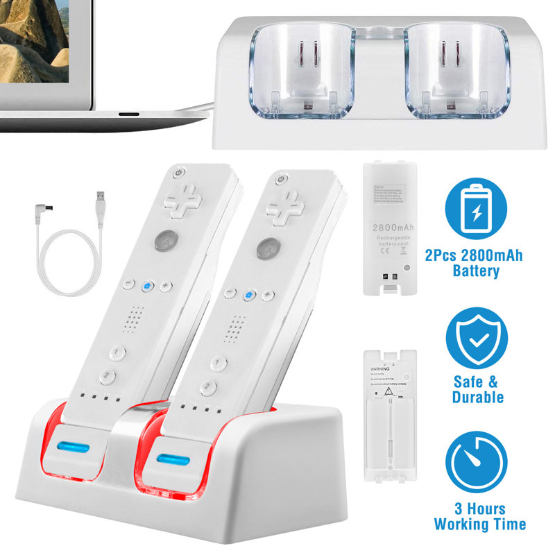 Wii Remote Controller Charger, White