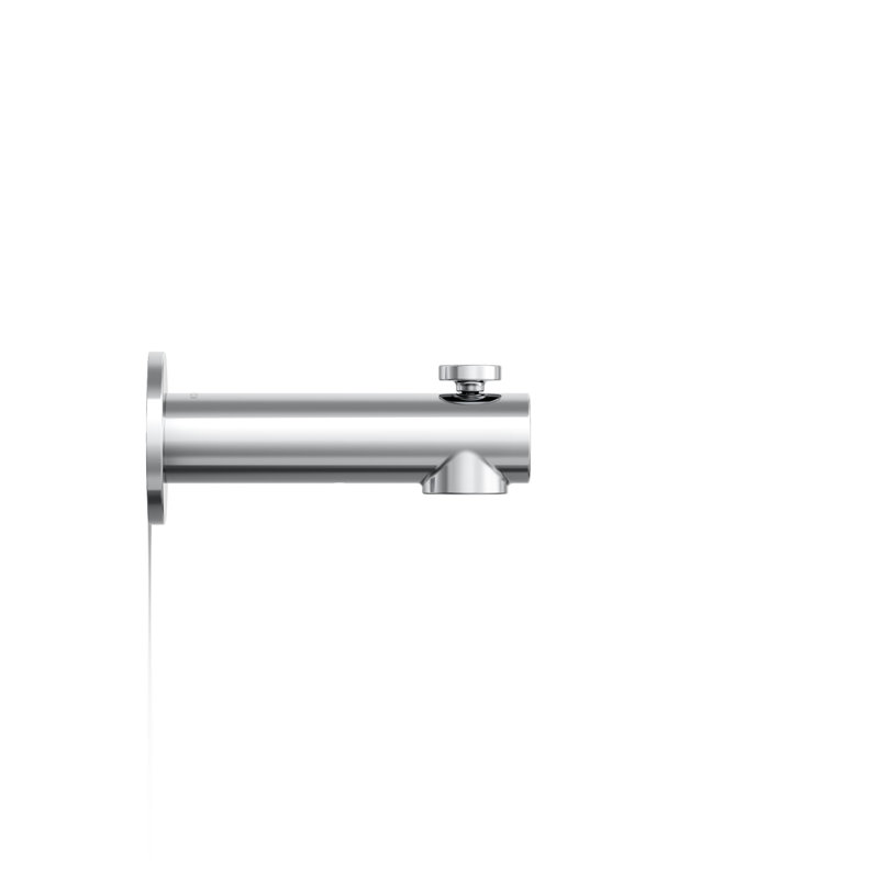 Elate Wall-Mount Bath Spout With Diverter, Polished Chrome