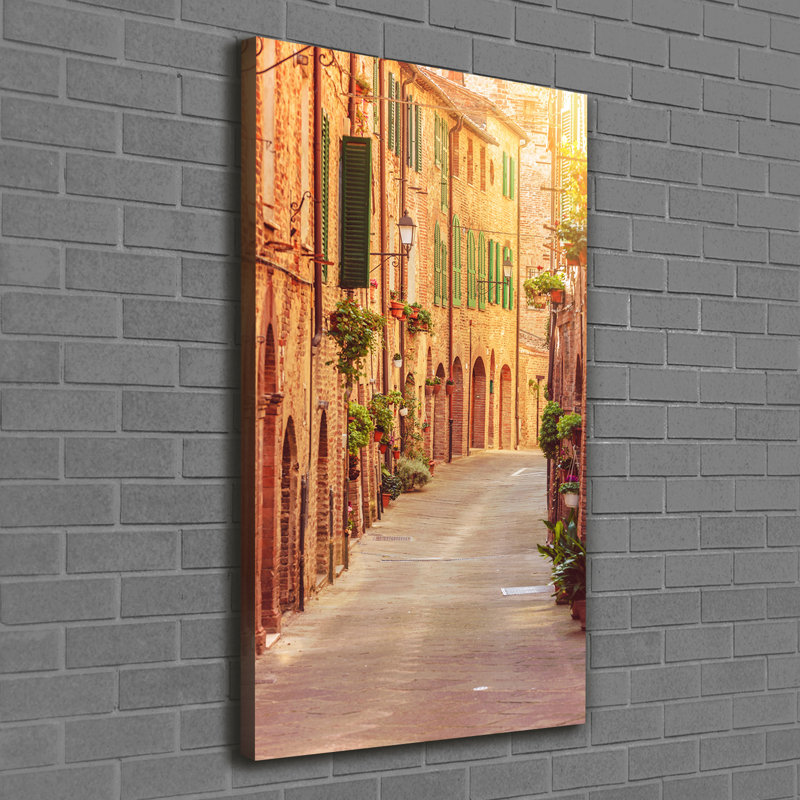 Italian Streets - Wrapped Canvas Print