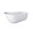 67-Inch Solid Surface Soaking Bathtub With Overflow For Bathroom