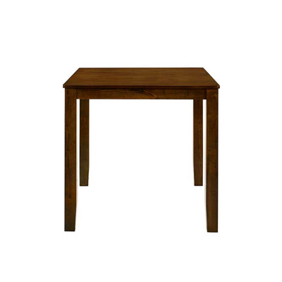 Beautiful Counter Height 1Pc Dining Pub Height Square Table Dining Room Wooden Furniture