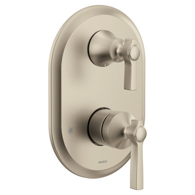 Flara M-CORE 3-Series 2-Handle Shower Trim With Integrated Transfer Valve, Valve Required