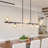 11-light Chandelier Black Modern Light Bubble Pendant Lights Fixture Large Chandelier For Kitchen Island Dining Room