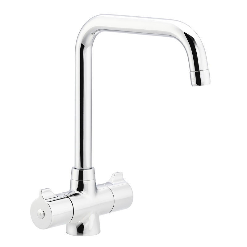 Abode Designs Crescendo Kitchen Faucet, Chrome