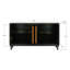 Modern Wooden Rattan Door Sideboard