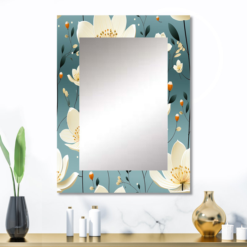 Motif floral Dunbarton Essence Petals Blooms, 32 po x 24 po