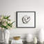 Black & White Swirl Giclee Print