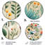 Geoghegan - Art floral rond en métal-109695638
