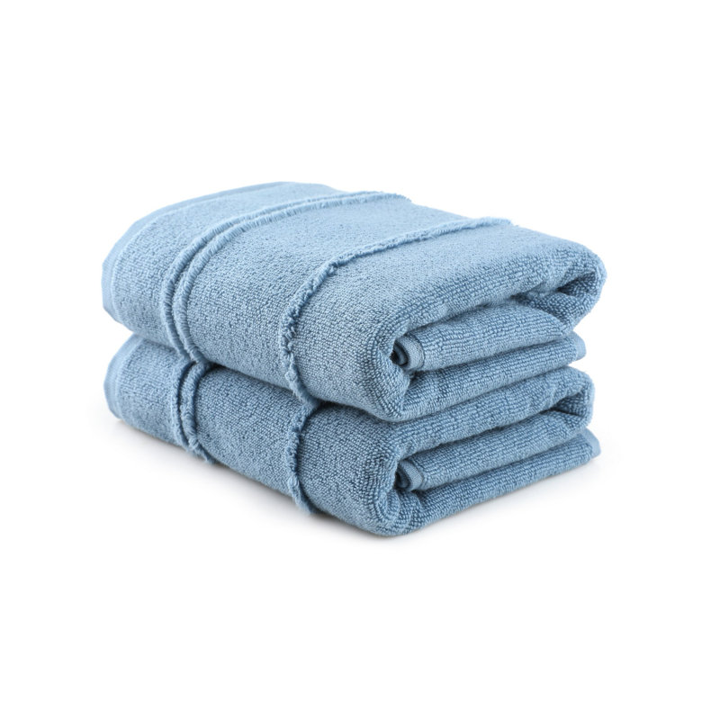 Luxurious Microcotton Bath Towel Set (2 Pieces), 29.5 x 59.1 inches | Ultra-Absorbent, 450 GSM, Machine Washable at 104°F | Soft Blue Color, Perfect for Home Spa & Everyday Use, Quick-Drying & Durable