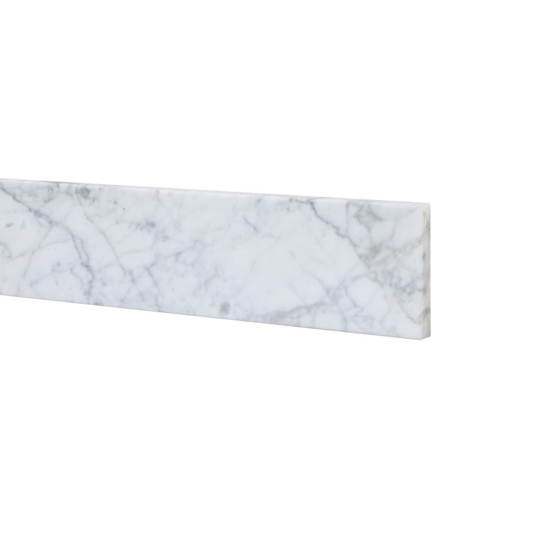 Eringate 24 " Backsplash, Carrara White