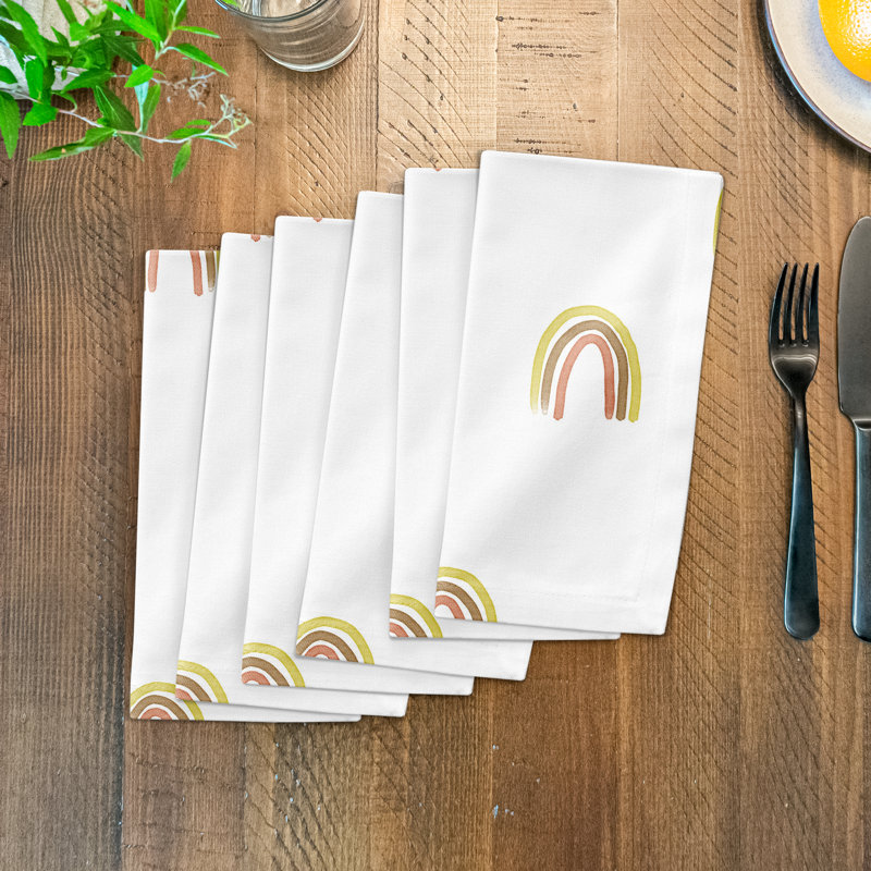 Serviette de table en coton 10 po Janmichael