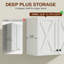 Armoire murale de porte de grange l 59 po x H 24 po, armoire murale pour salle de lavage, cuisine, salle de bain-128735234