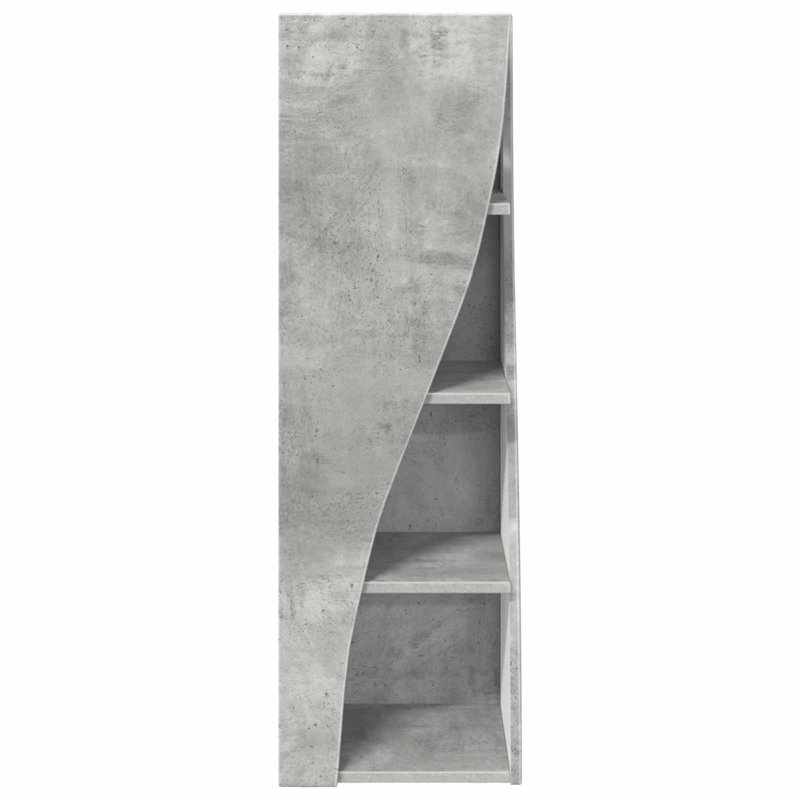 Engineered Wood Standard Accent Cabinet, Concrete Grey