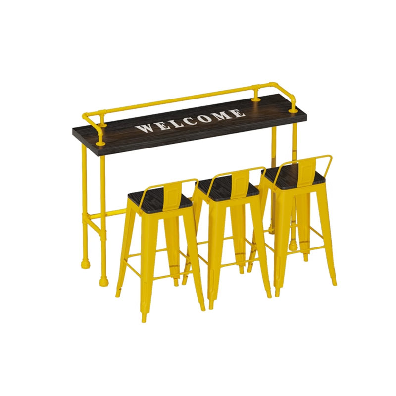 Ensemble de salle à manger rectangulaire Katleen, H 45,3 po x L 70,9 po x l 17,8 po