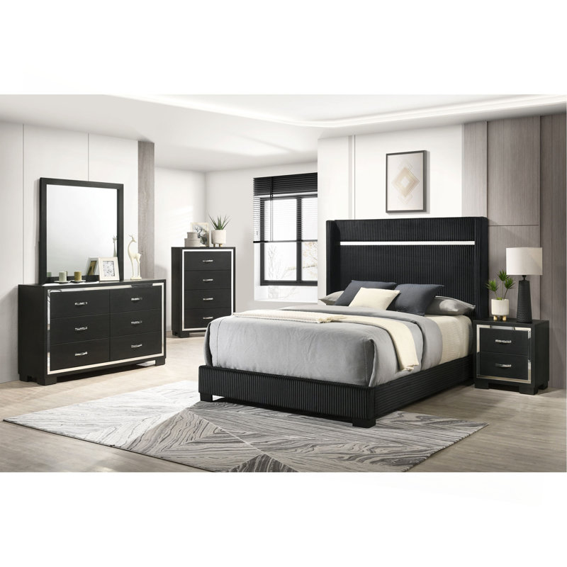 Mobilier de chambre à coucher 1pc, Queen