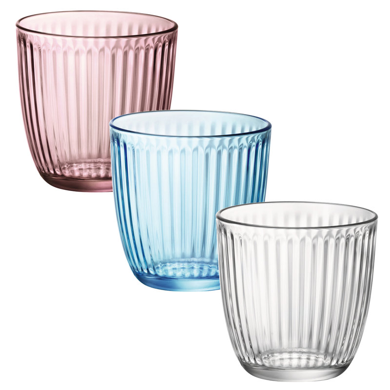 290ml Drinking Glass Set, Blue, 12
