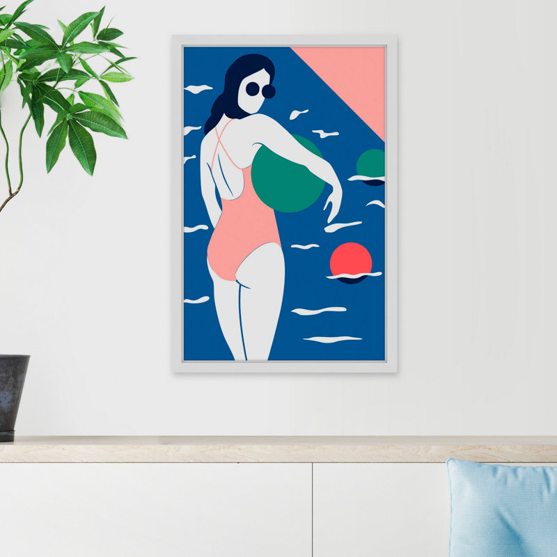 Summer Splash by Julia Posokhova - Single Picture Frame Print, 30cm H x 20cm W x 3.81cm D
