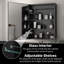 Hellmuth Frameless Medicine Cabinet with Adjustable Shelves and Lighting-97374248-97374247