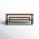 Lisbon 87'' Rectangular 6 - Person Outdoor Dining Set