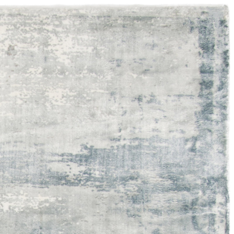 Issouf Hand Loomed Viscose Abstract Rug, Rectangle 6' x 9'