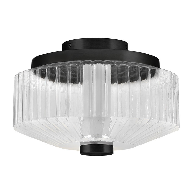 Reign LED Flush Mount, Matte Black
