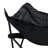 2Pcs Outdoor Black Foldable Camping Chairs With Carry Bag, Lightly Cushioned For Comfort, Side Pocket Storage, Heavy - Duty Frame, Ideal Hiking And Fishing Folding In Black, Comes Convenience, Picnics-189387453