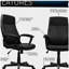Fauteuil de direction à dossier moyen, noir