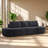 Everwood 106.3" W x 57.9" D x 29.5" H Chenille Fabric Modular Sofa Set with 2 Ottomans