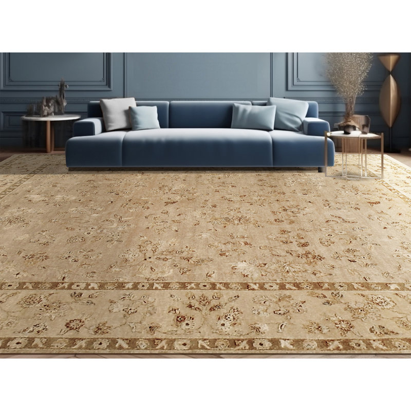 Handmade Silk and Wool Oriental Area Rug, Rectangle 16' x 28'