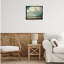 «Sunlit Clouds over Beach», art mural encadré flottant brun-1153113750-1153113749