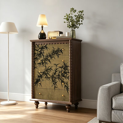 Armoire de rangement 5 tiroirs French