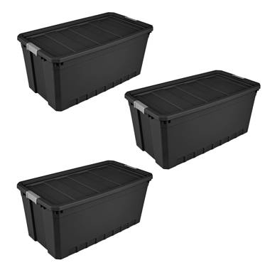 Clear 3 Drawers Plastic Storage Box Small Size135x125x110mm