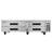 84 in. Commercial Chef Base Refrigerator Storage Cabinet for Cold Foods, Fresh Ingredients, and Condiments, Refrigerated Pull-Out Drawers, Rolling Caster Wheels, ETL Listed