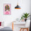 Hello Gorgeous Floral Woman, estampe numérique, design par Pooja Dave