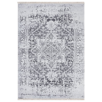 Tapis rectangulaire Daemen avec envers antidérapant