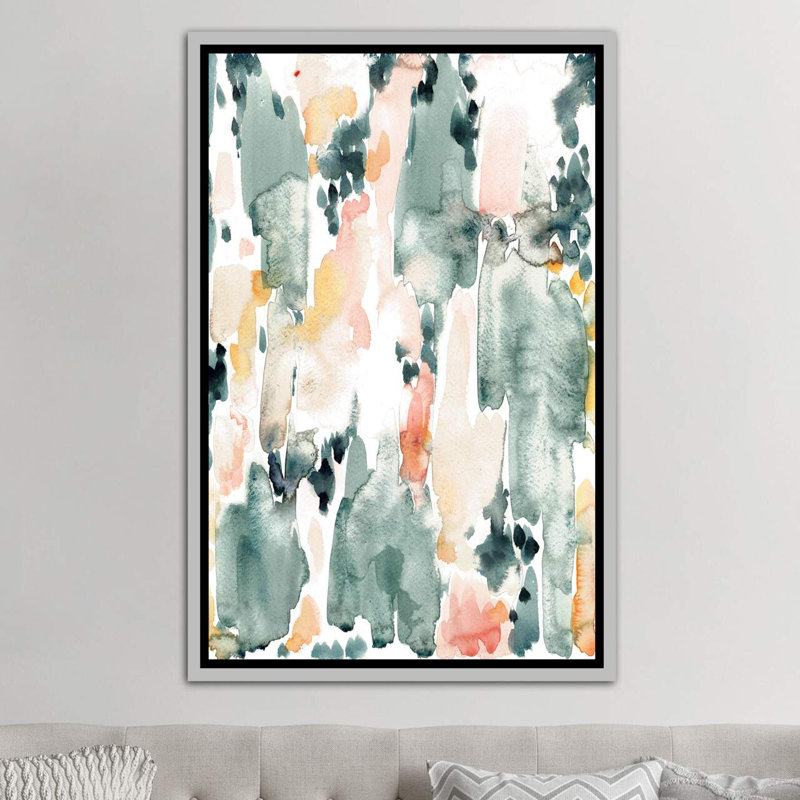 « luxueux » par albina bratcheva-reproduction d’art, Toile avec cadre argenté, H 26 po x l 18 po x 1,5 po