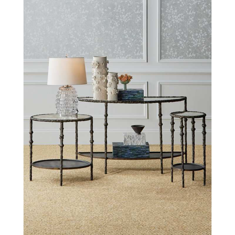 Spalzato 47.5 in. Glass Console Table