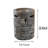 Round Outdoor Gas Fire Pit Magnesium Oxide Cultured Stone Surface Finished